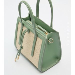 Zara contrasting mini city bag